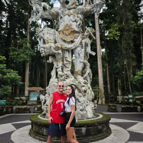 Foto Pasangan di sangeh